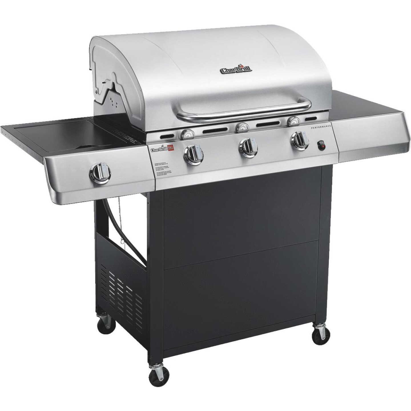 Char-Broil Performance 3-Burner Stainless Steel 40,000-BTU Tru-Infared LP Gas Grill With Side Burner Image 1