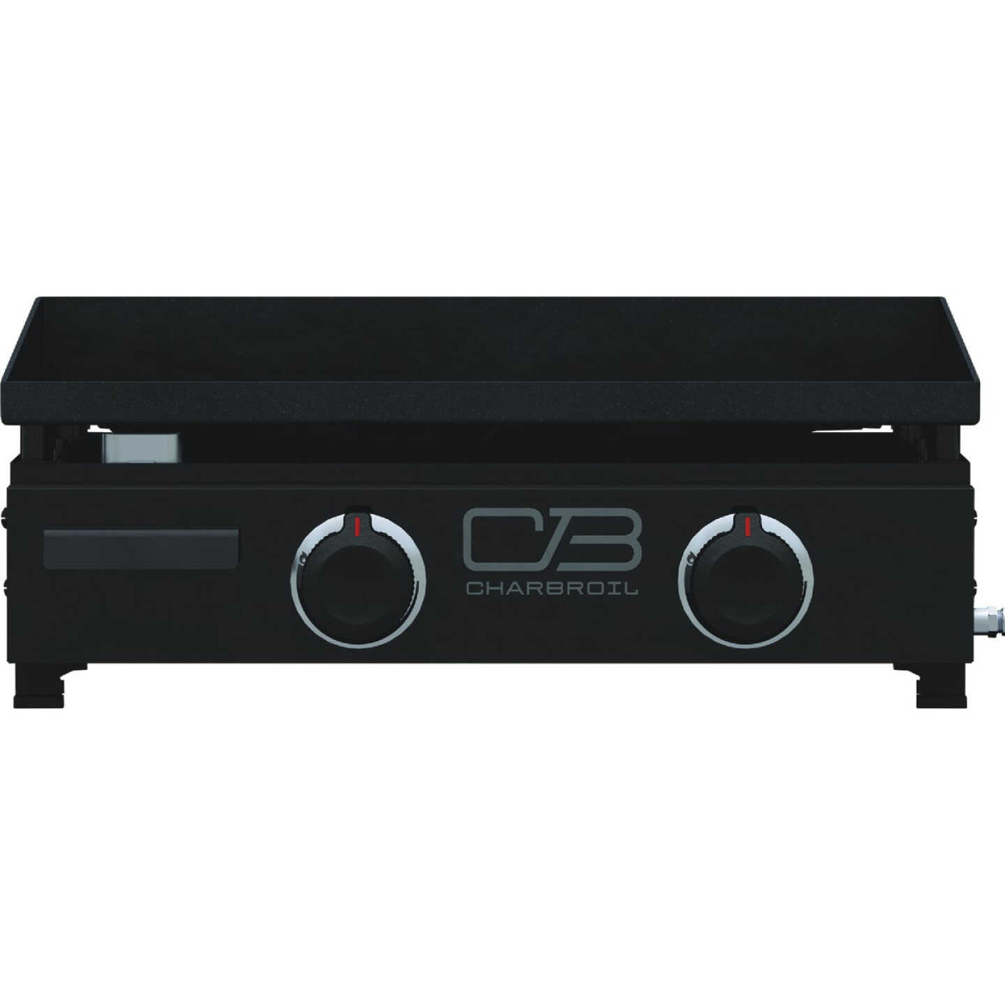 Char-Broil 22 In. Performance Series Portable Tabletop 2 Burner Propane Gas Griddle, Black Image 1