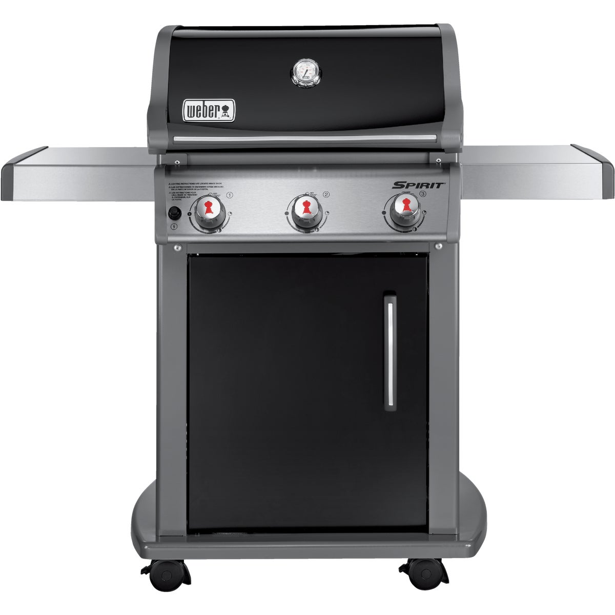 Weber Spirit E-310 3-Burner Liquid Propane Gas Grill, Black Image 7