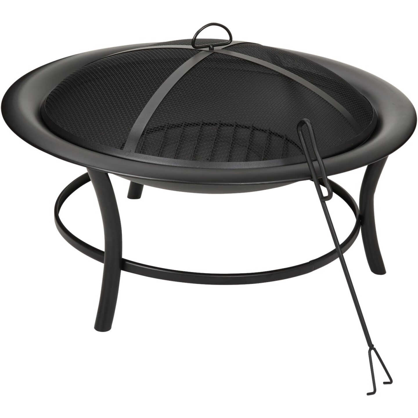 Outdoor Expressions 30 In. Round Steel Fire Pit Image 1