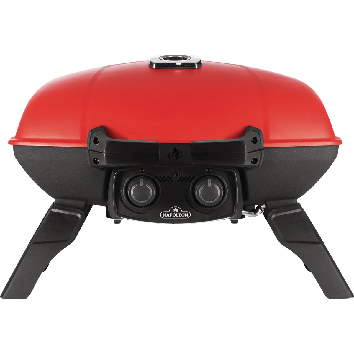 Napoleon TravelQ 285 Portable Propane Gas Grill with Griddle, Red