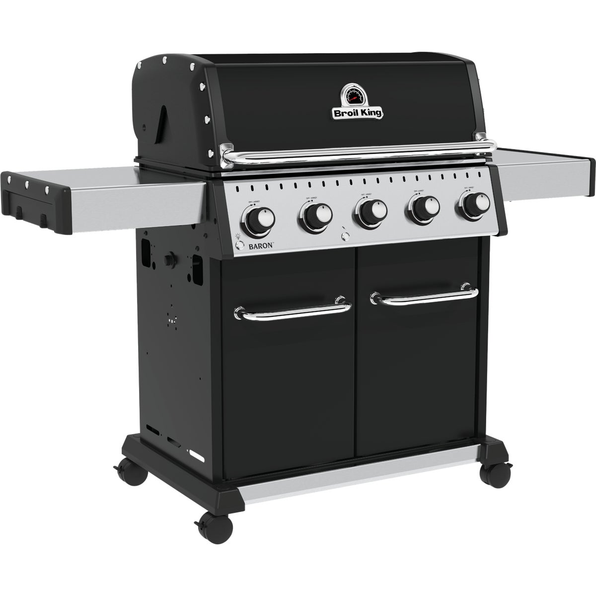 Broil King Baron 520 Pro 5-Burner Black 45,000 BTU LP Gas Grill Image 2