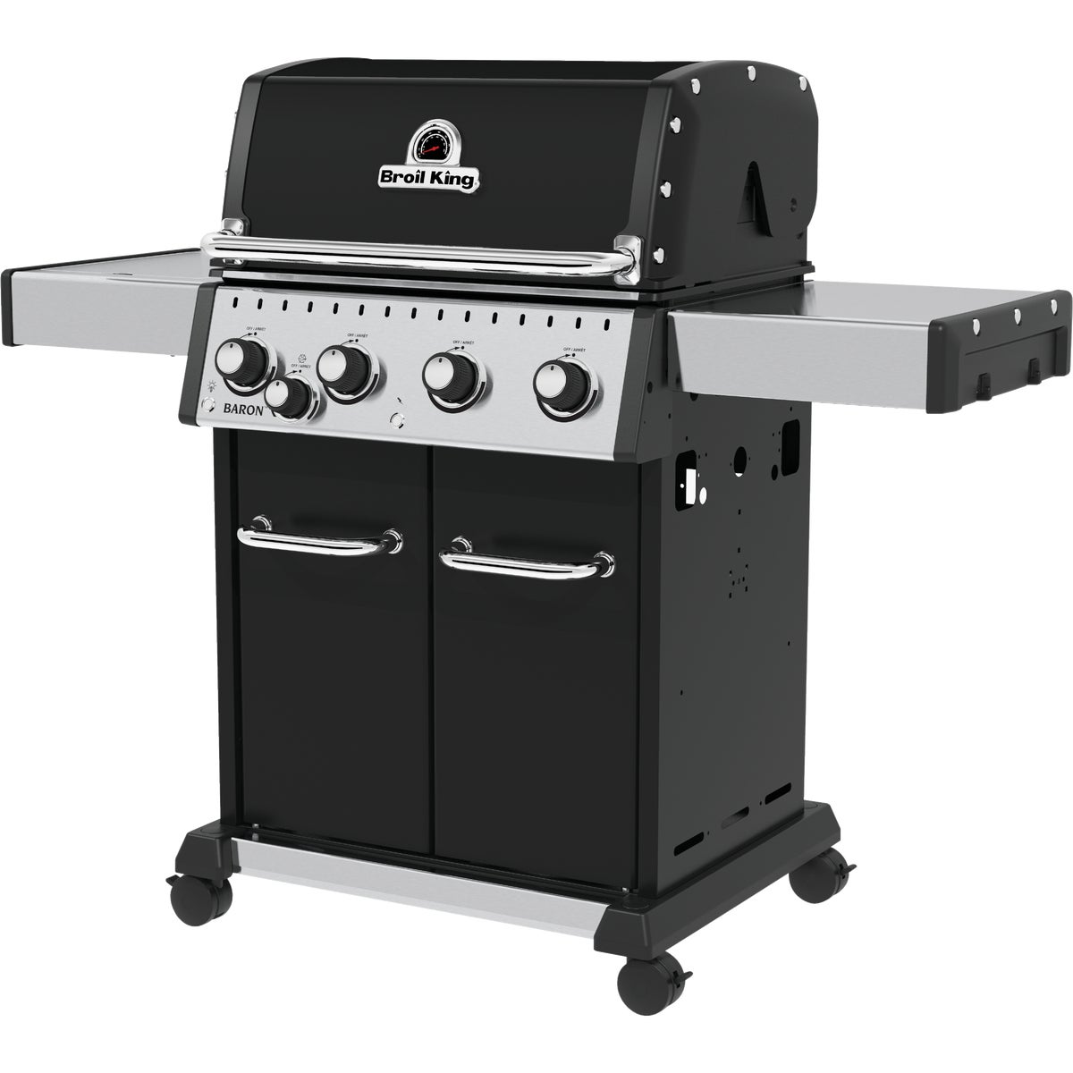 Broil King Baron 440 Pro 4-Burner Black 40,000 BTU LP Gas Grill Image 2