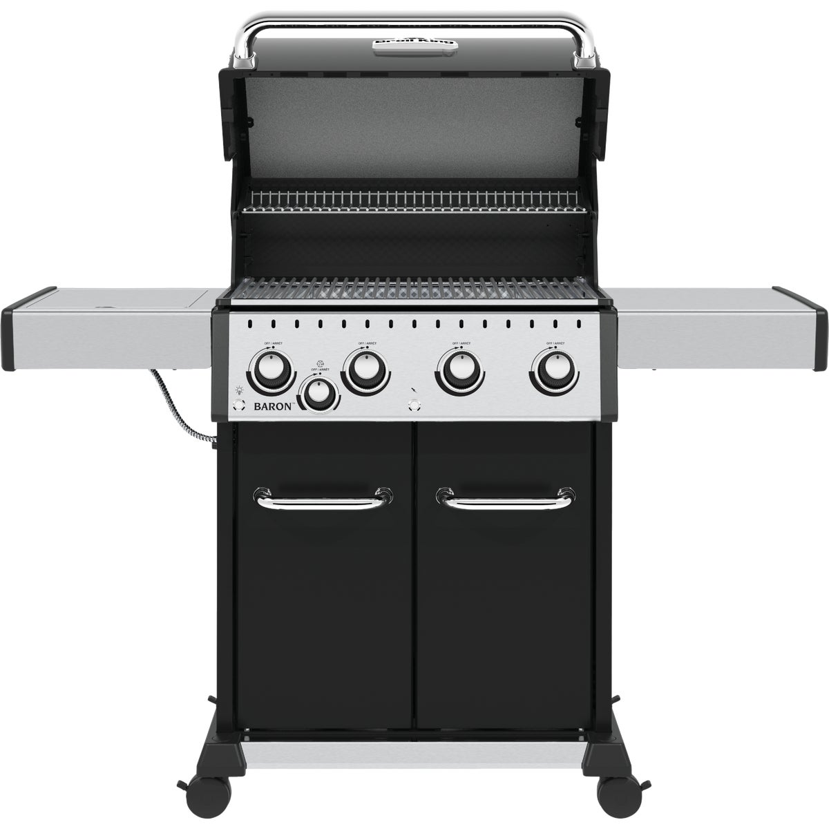 Broil King Baron 440 Pro 4-Burner Black 40,000 BTU LP Gas Grill Image 4