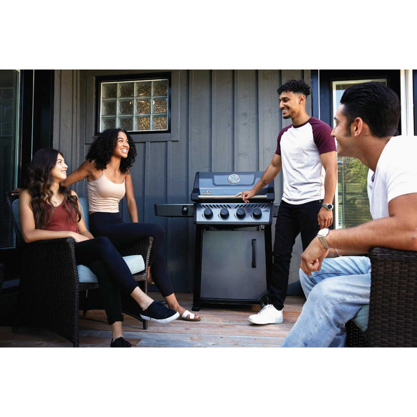 Napoleon Freestyle 425 Propane Gas Grill, Graphite Gray Image 2