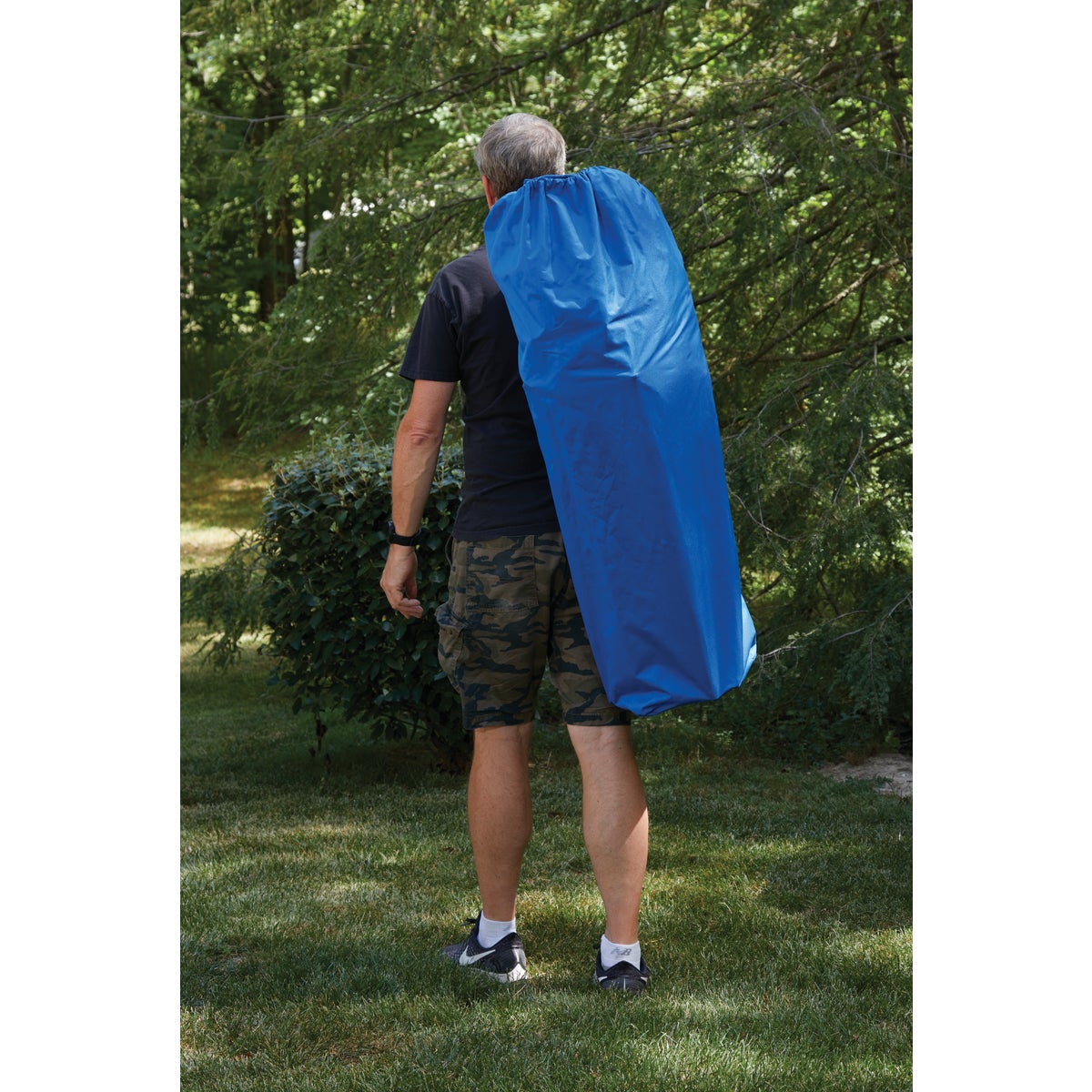 Outdoor Expressions Blue Polyester XL Club Chair Image 4