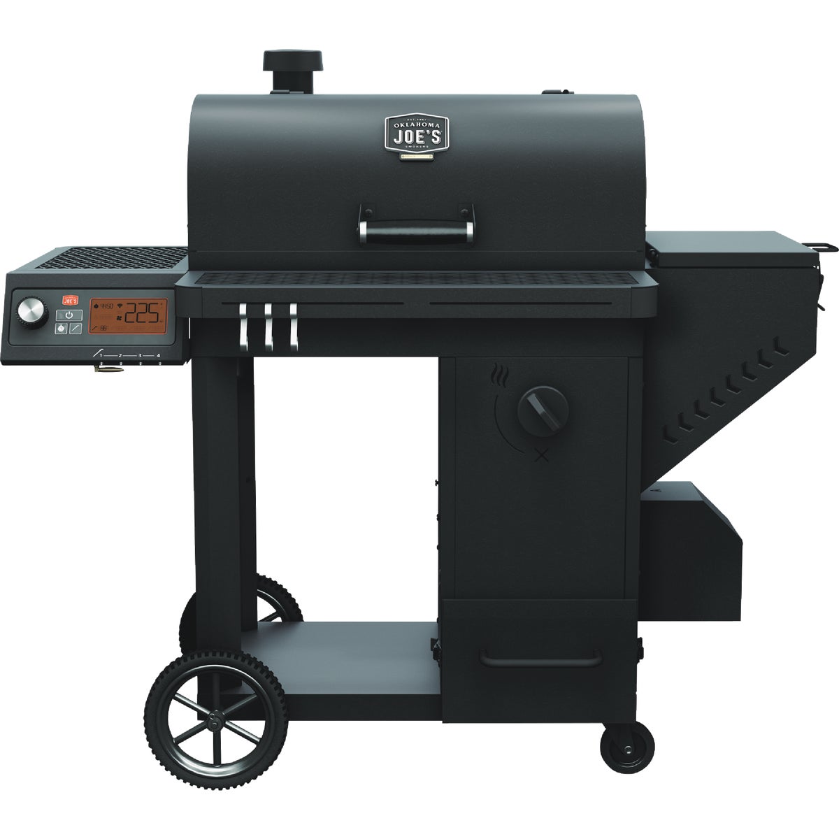 Oklahoma Joe's Tahoma 900 Sq. In. Black Vertical Gravity Feed Charcoal Smoker & Grill