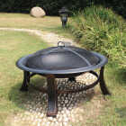 30 In. Round Wood Burning Fire Pit Image 2