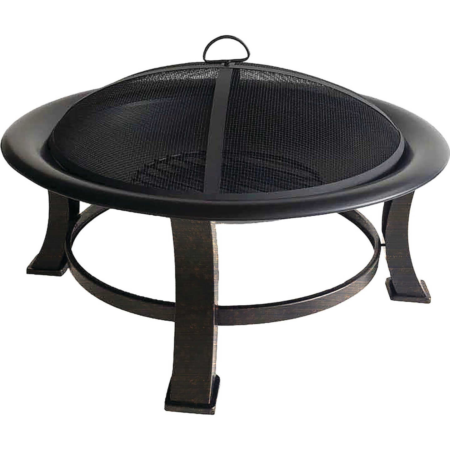 30 In. Round Wood Burning Fire Pit Image 1