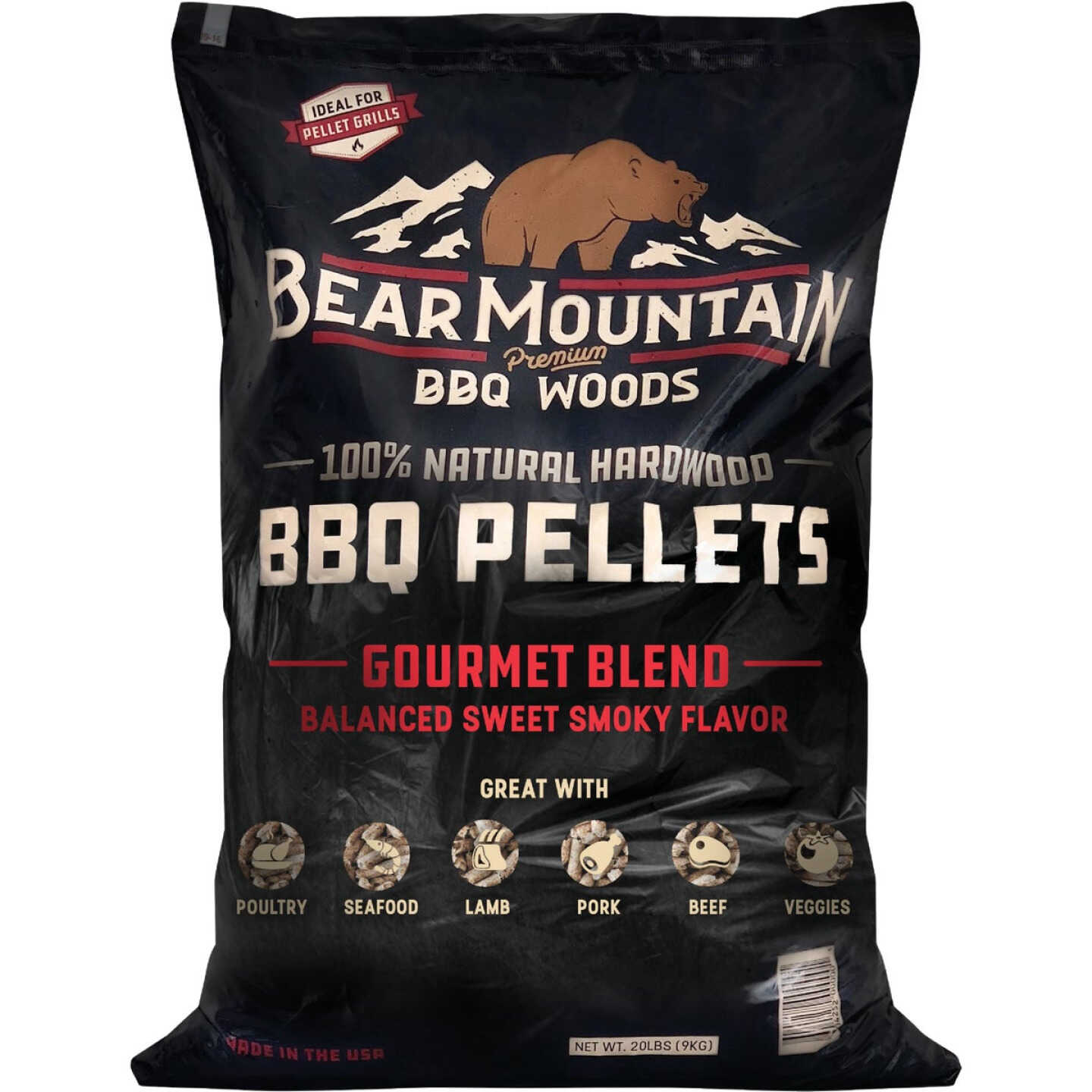 Bear Mountain BBQ Premium Woods 20 Lb. Gourmet Blend Wood Pellet Image 1