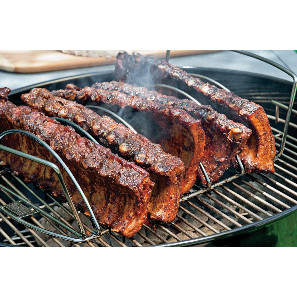Weber Stainless Steel Rib Grill Rack Image 2