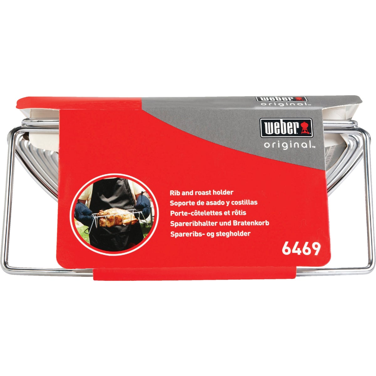 Weber Stainless Steel Rib Grill Rack Image 7