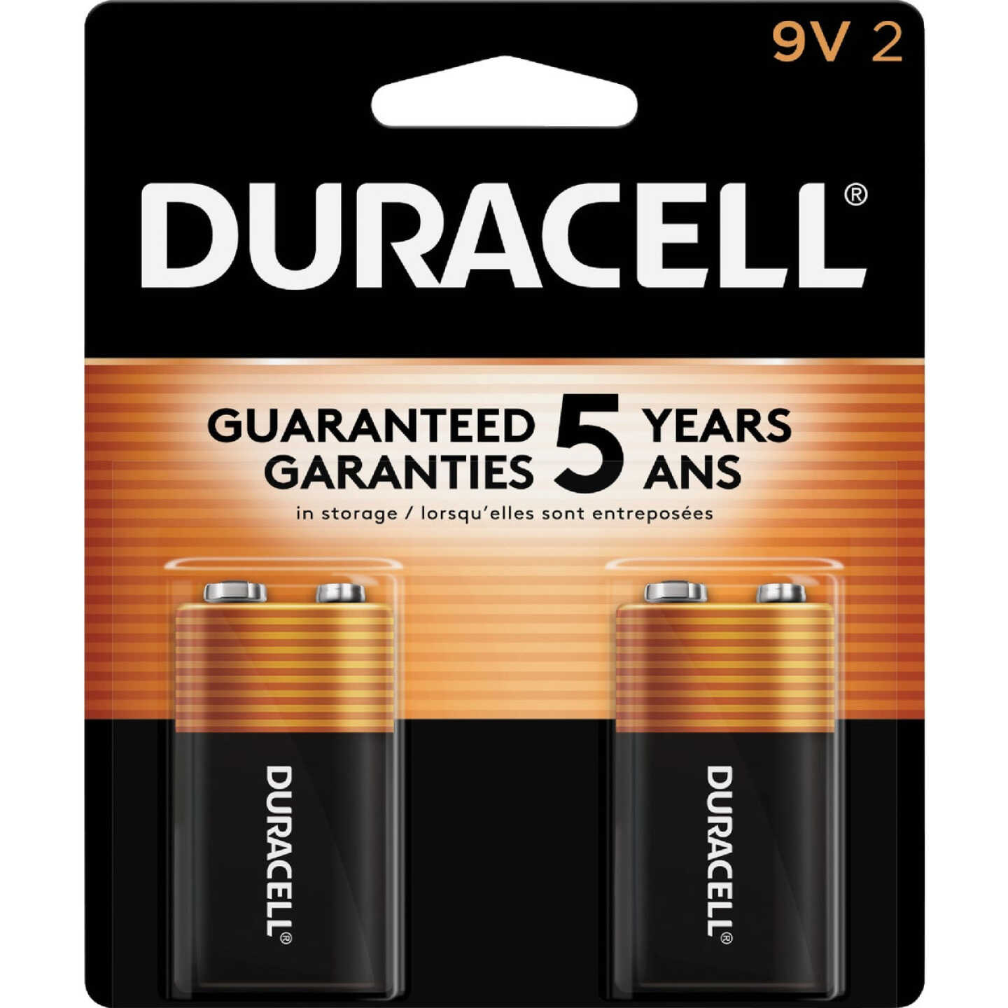 Duracell CopperTop 9V Alkaline Battery (2-Pack) Image 1
