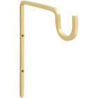 National Hardware 9 In. Brushed Gold Steel Extended Wall Hook Plant Hanger Image 1