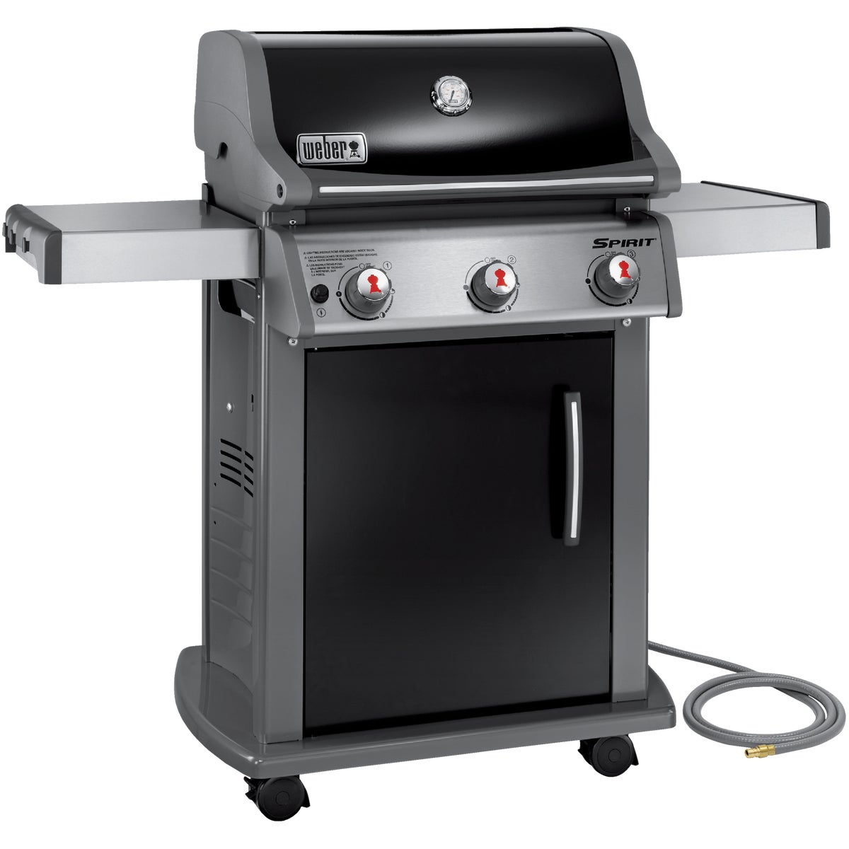 Weber Spirit E-310 3-Burner Natural Gas Grill, Black