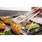 GrillPro 11 In. W. x 16 In. L. Porcelain Coated Stainless Steel Grill Topper Tray Image 5