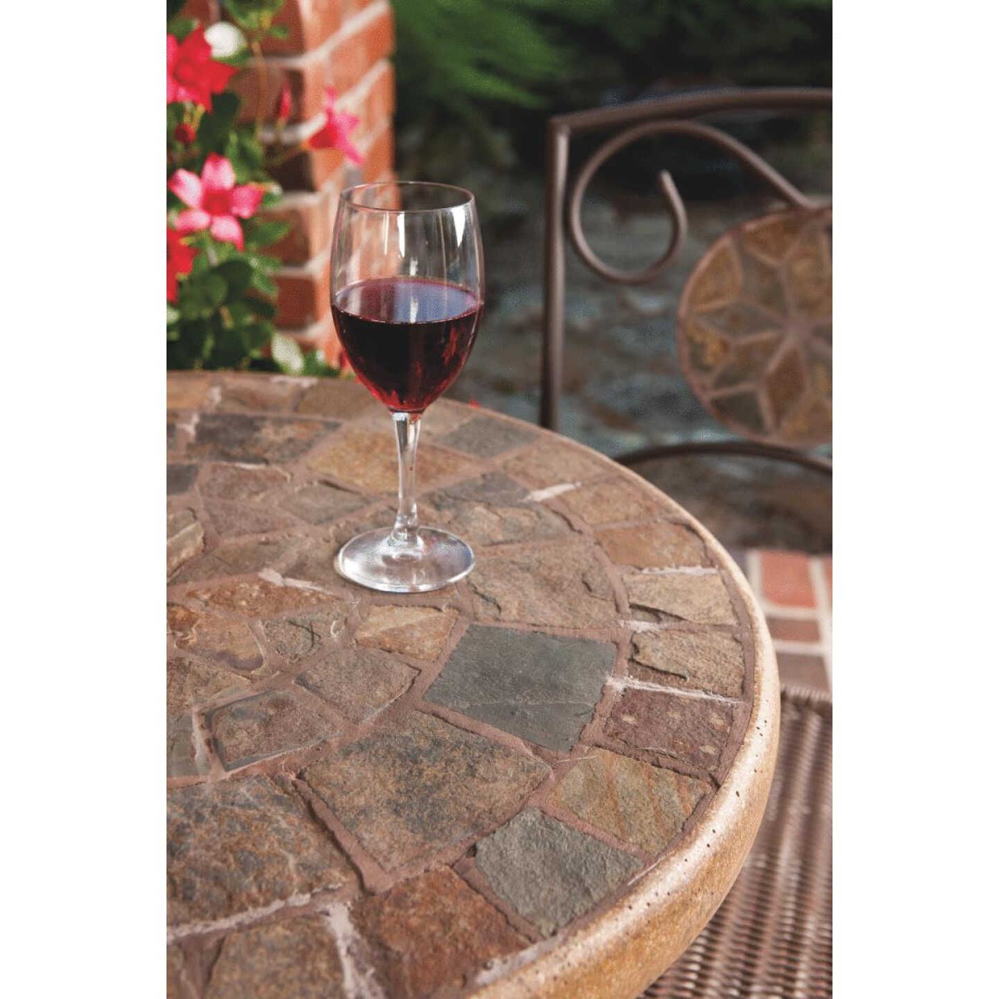 Mosaic 3-Piece Bistro Set With Wicker Seats Image 7