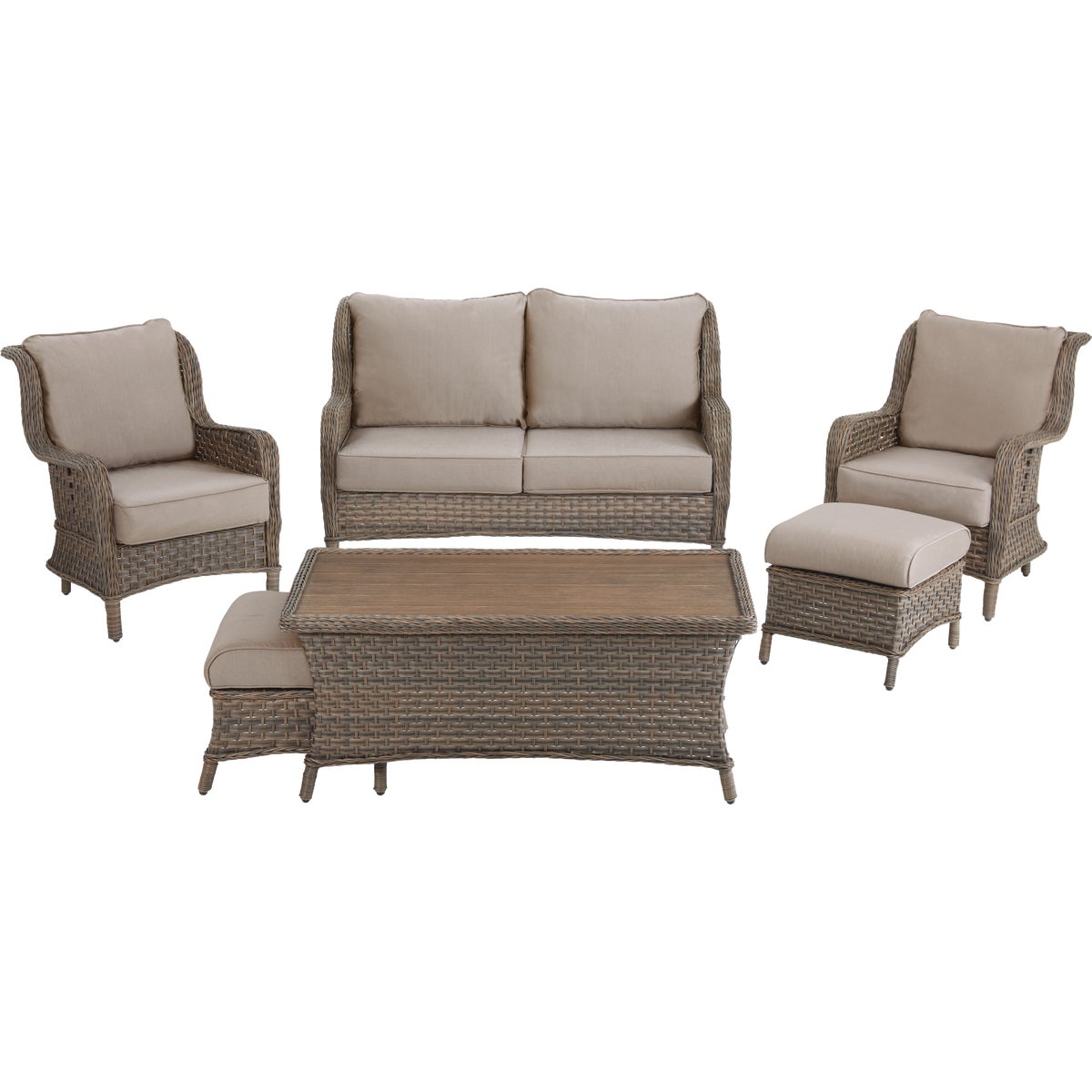 Outdoor Expressions Heritage 6-Piece Chat Set