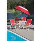 34" WHITE SQUARE TABLE Image 8