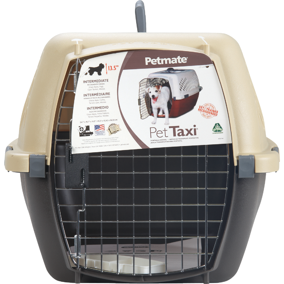 Petmate Aspen Pet 24.1 In. x 16.73 In. x 14.5 In. 15 to 20 Lb. Intermediate Fashion Pet Porter Image 2