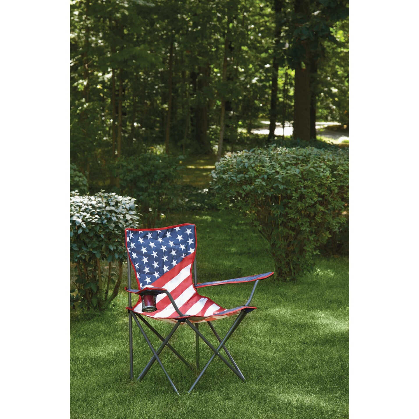 Outdoor Expressions Americana Folding Camp Chair Image 3
