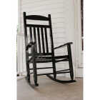 Knollwood Black Wood Mission Rocking Chair Image 3