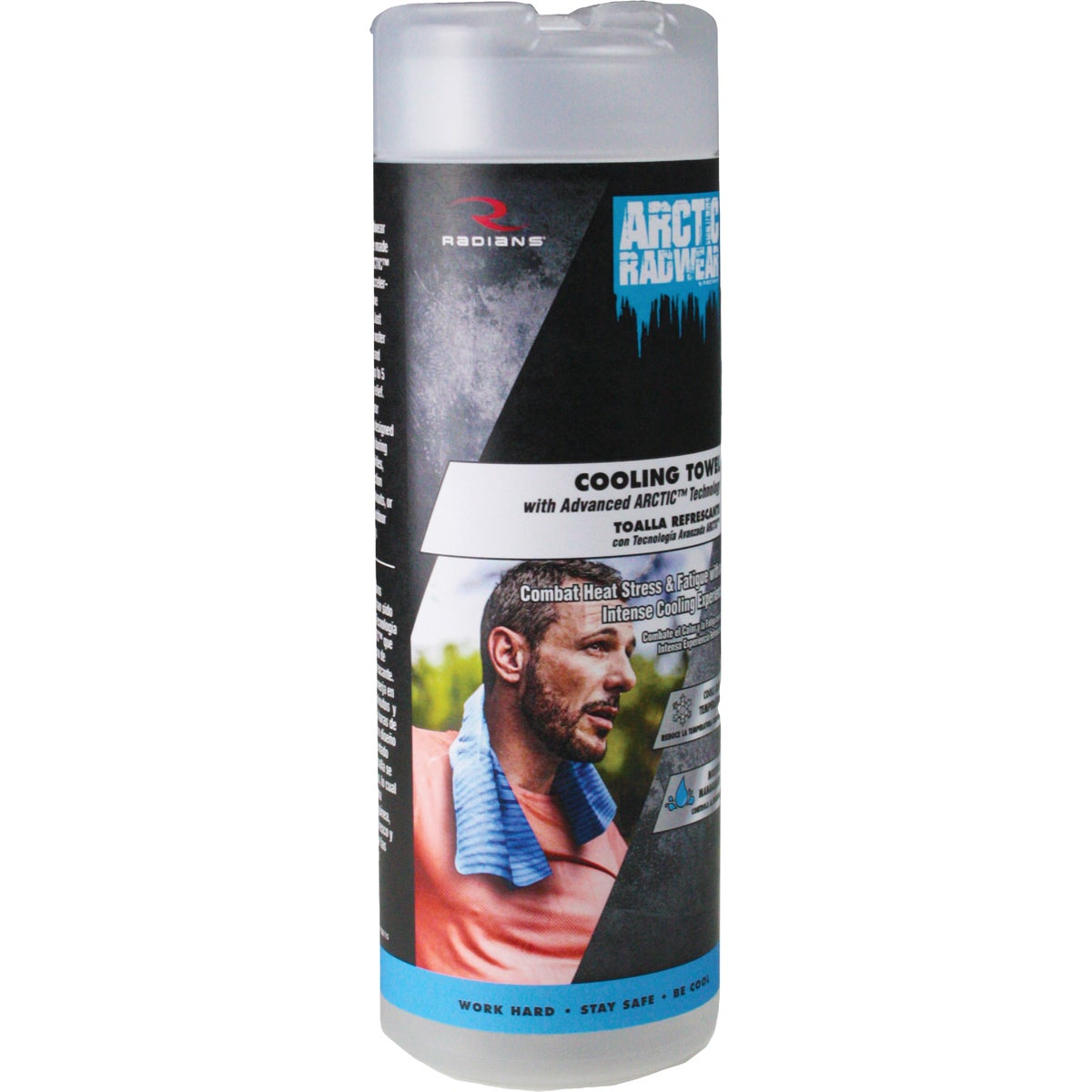 Radians Arctic Radwear 13 In. x 29-1/2 In. Blue Cooling Towel Image 2