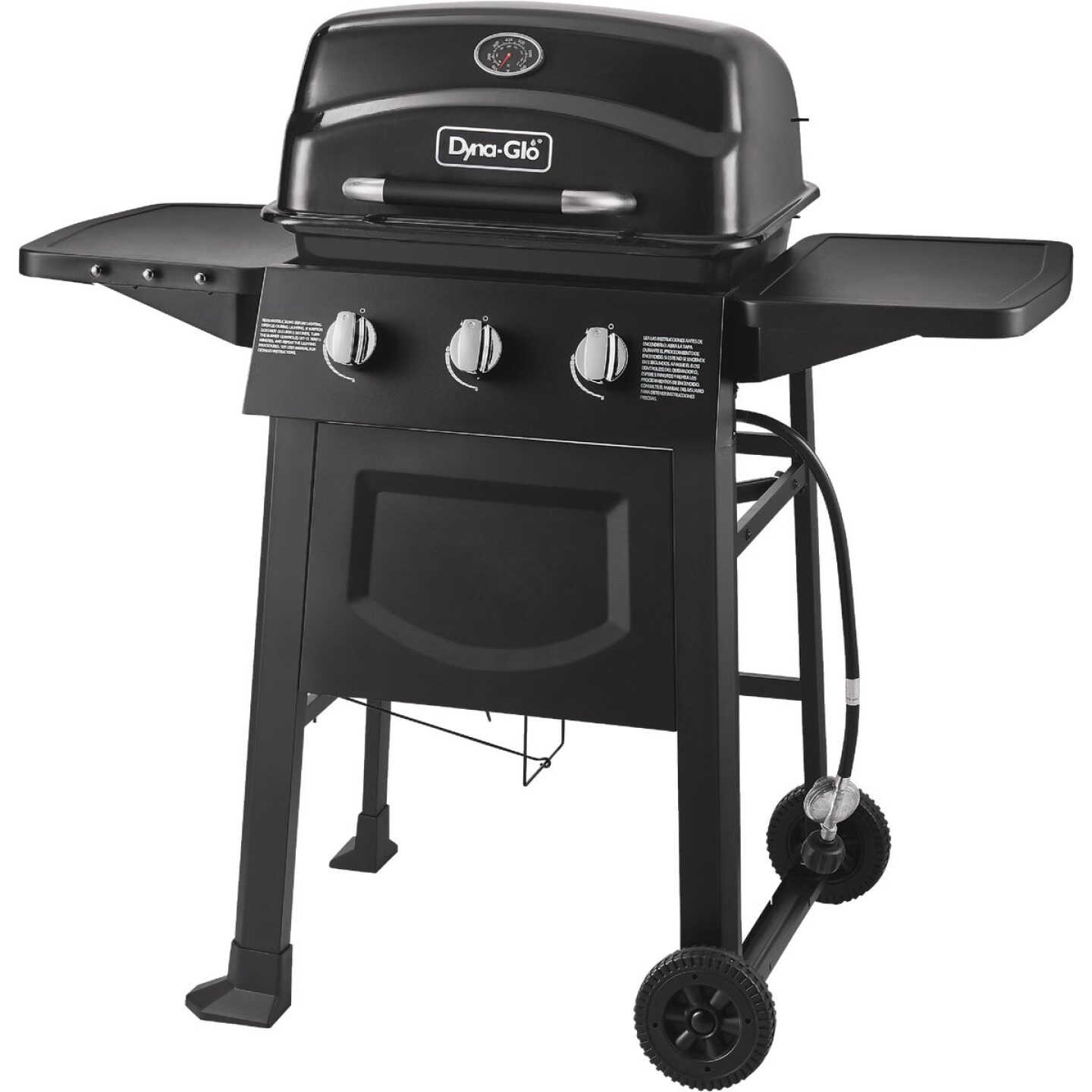 Dyna-Glo 3-Burner Black 30,000 BTU Open Cart LP Gas Grill Image 4