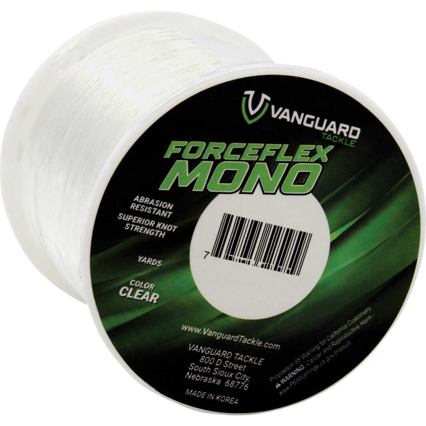 Vanguard 30 Lb. 180 Yd. Clear Monofilament Fishing Line Image 1