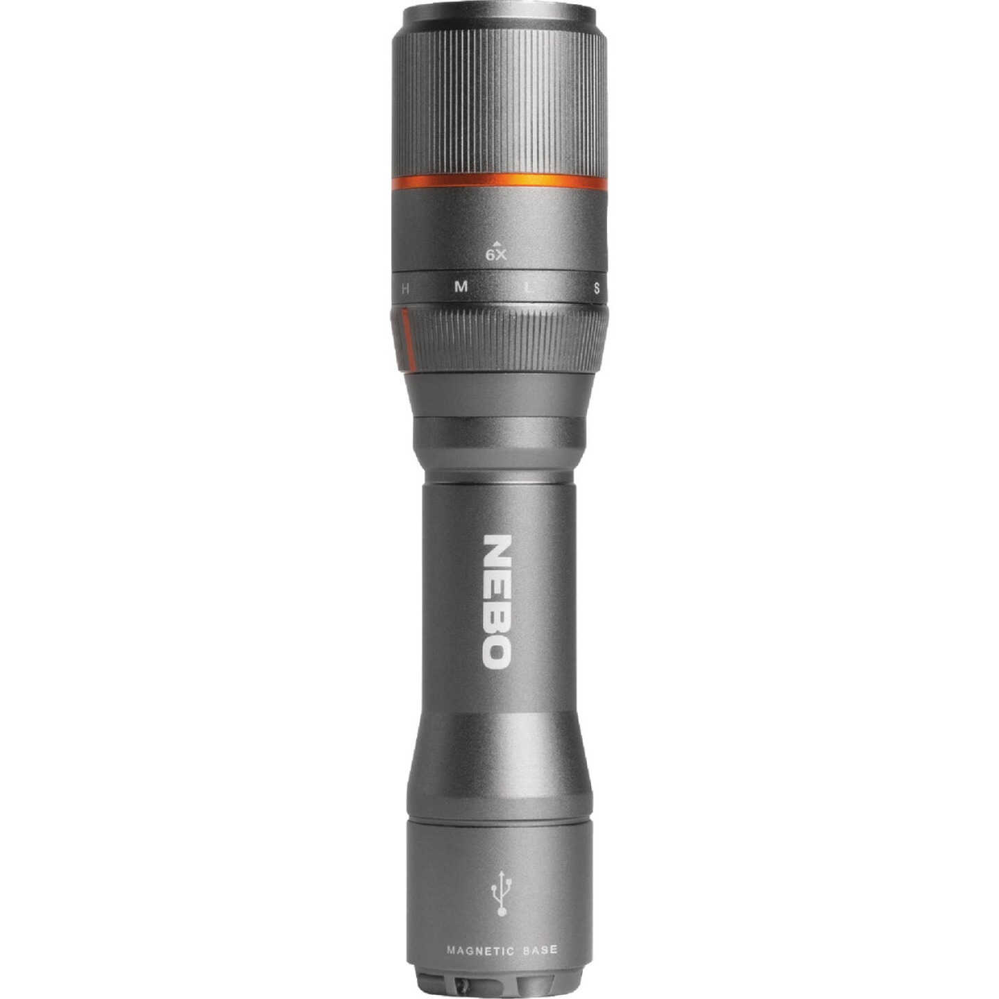 Nebo DaVinci LED Anodized Aluminum 1000 Lm. Rechargeable Flashlight Image 5