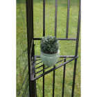 Outdoor Expressions 13 Ft. x 13 Ft. Gray & Matte Black Steel Gazebo Image 7