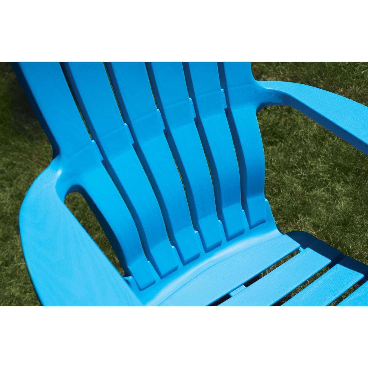 Adams RealComfort Pool Blue Resin Adirondack Chair Image 2