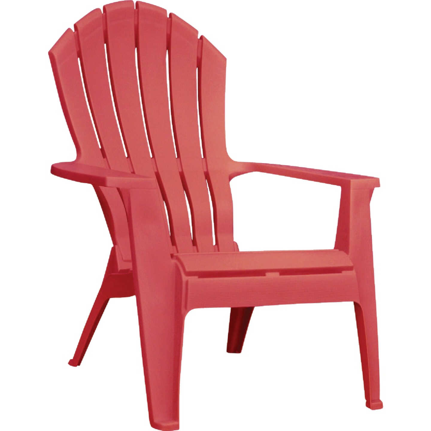 Adams RealComfort Cherry Red Resin Adirondack Chair Image 1