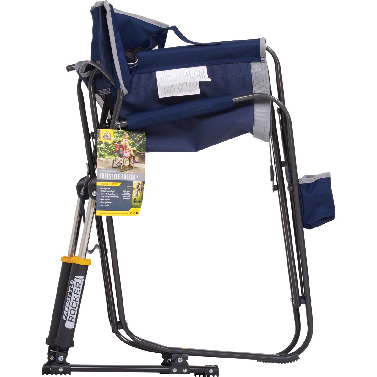 GCI Outdoor Freestyle Indigo Folding Rocker Image 7
