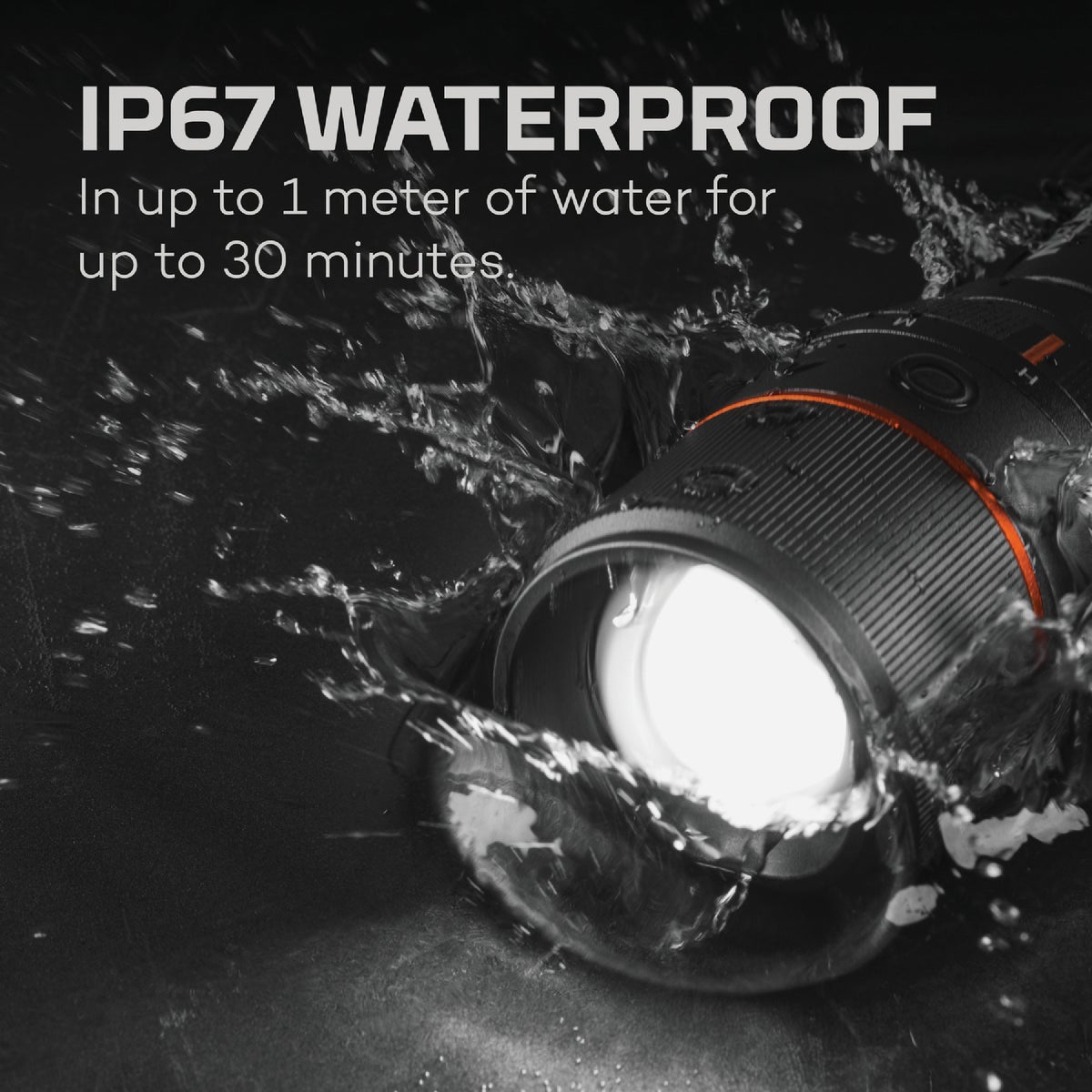 Nebo DaVinci LED Anodized Aluminum 3500 Lm. Rechargeable Flashlight Image 5