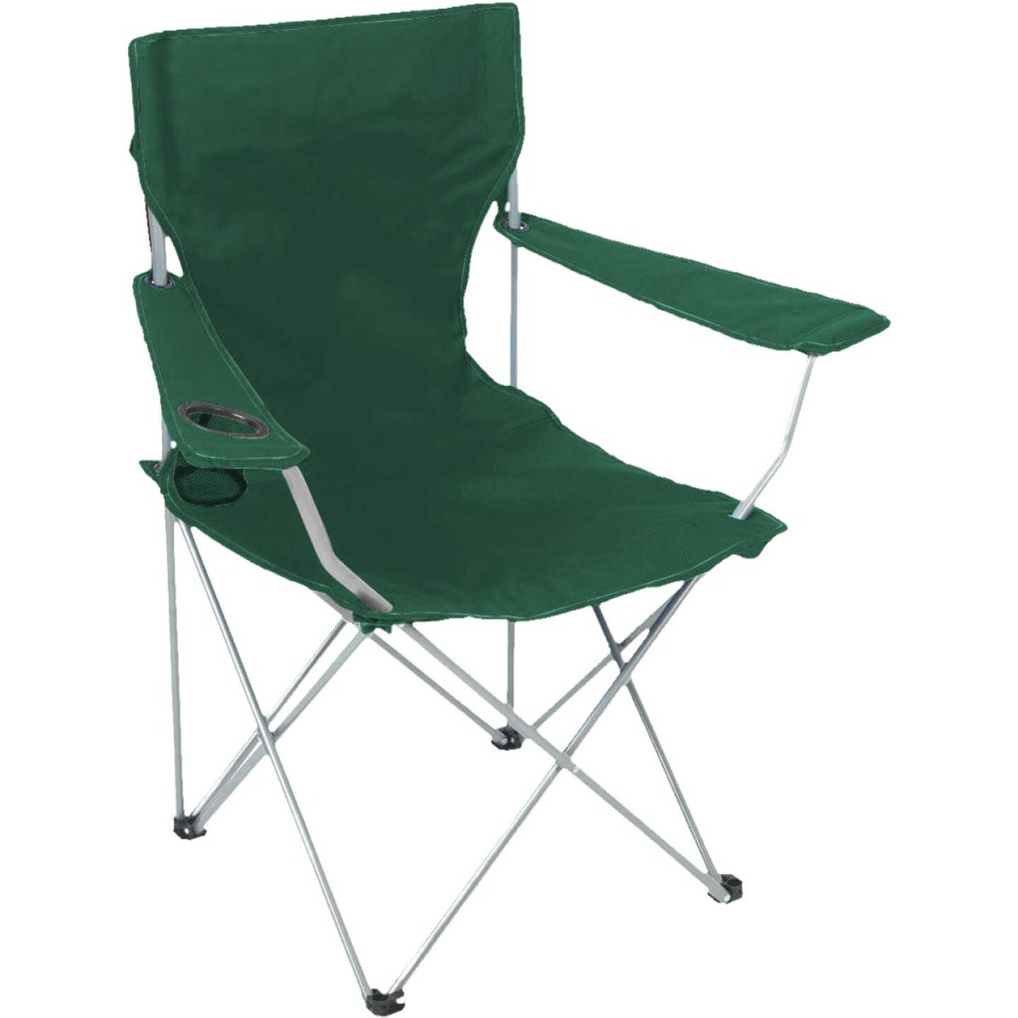 Outdoor Expressions Polyester Folding Chair, Assorted Colors Image 1