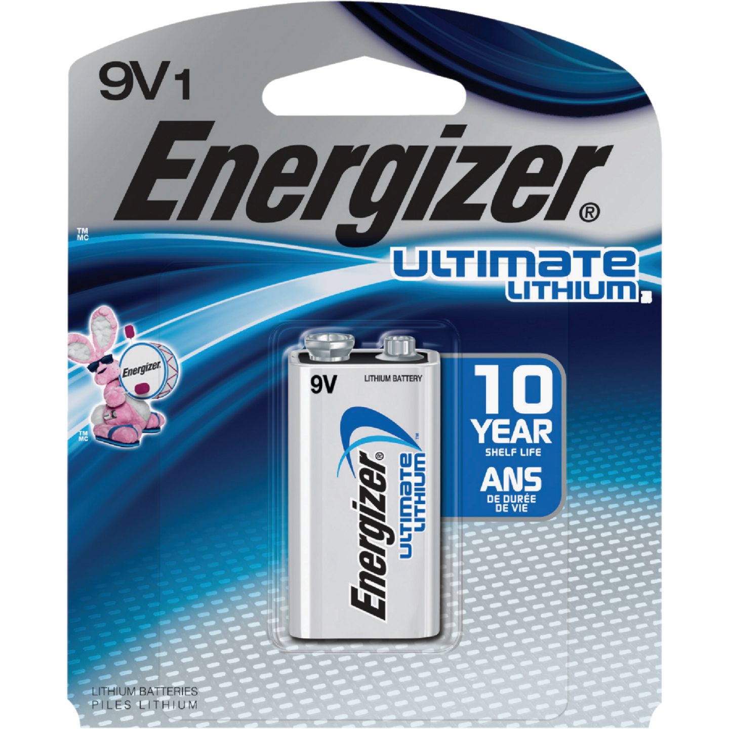 Energizer 9V Ultimate Lithium Battery Image 1