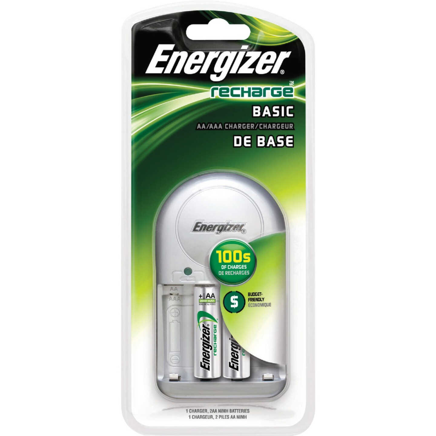 Energizer Recharge AA & AAA NiMH Basic Battery Charger Image 1