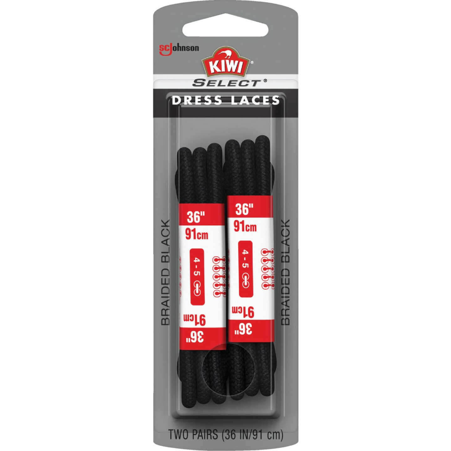 Kiwi Select Dress Round 36 In. Laces (2-Pair) Image 1