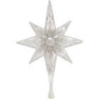 Alpine Transparent LED 11 In. Star Christmas Tree Topper Image 1