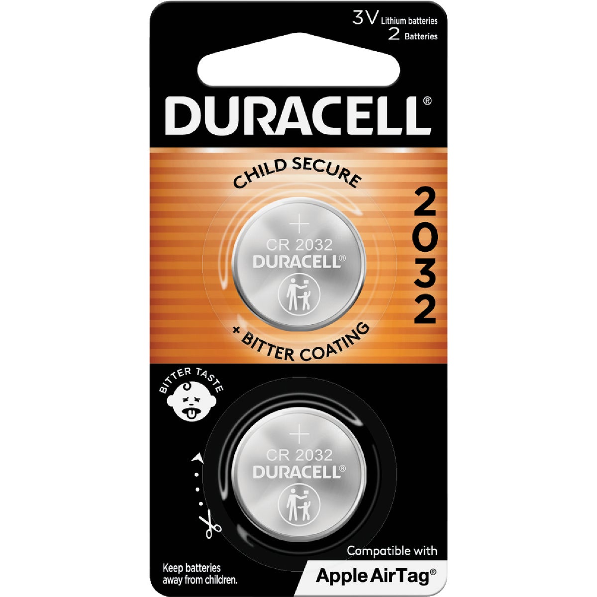 Duracell 2032 Lithium Coin Cell Battery (2-Pack) Image 1