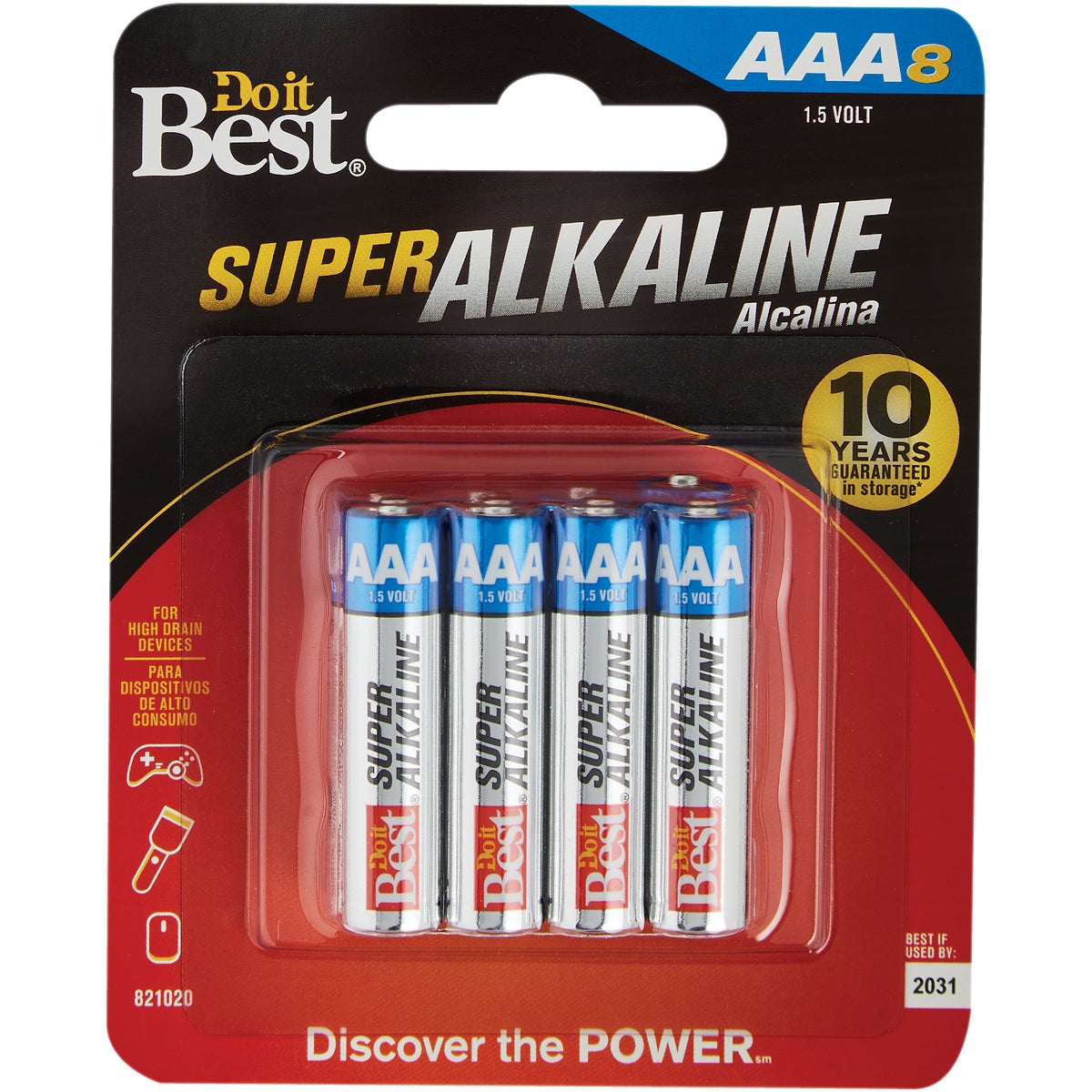 Do it Best AAA Alkaline Battery (8-Pack) Image 1