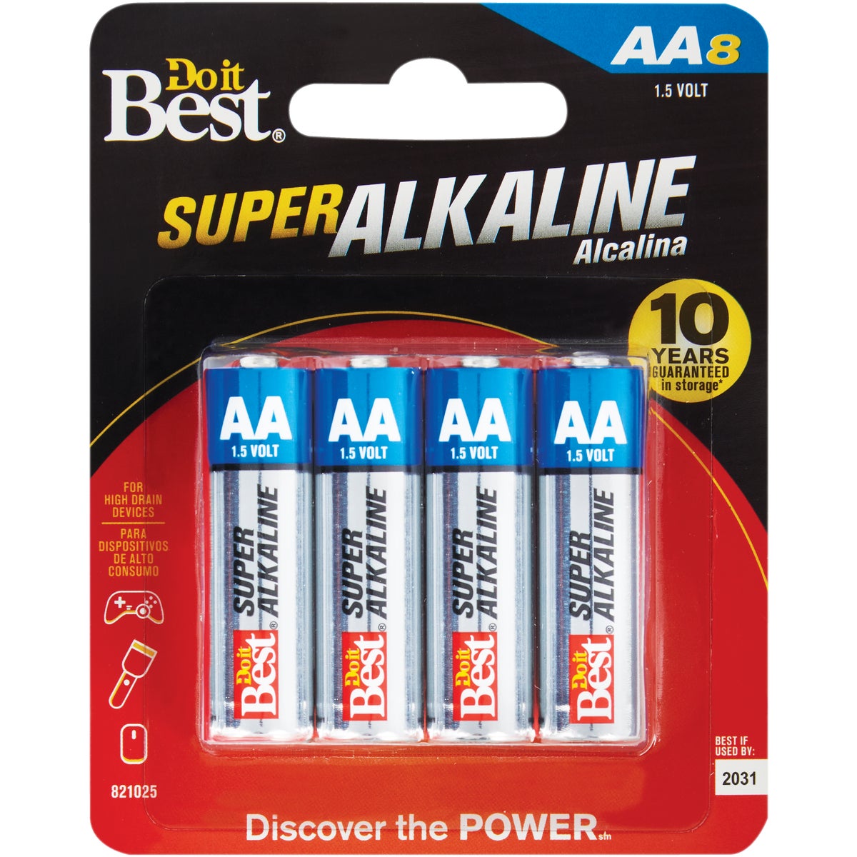 Do it Best AA Alkaline Battery (8-Pack) Image 1