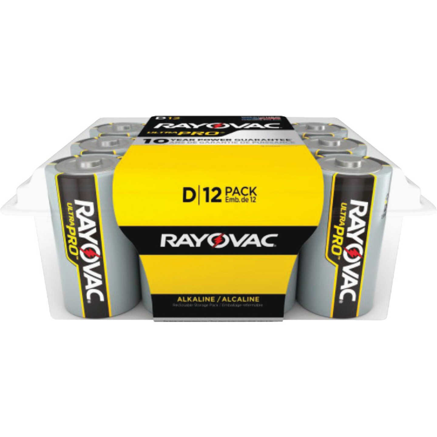 Rayovac UltraPro D Alkaline Battery (12-Pack) Image 1