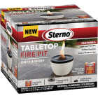 Sterno Small Onyx with Black Lid Tabletop Fire Pit Image 1