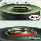 Sterno Small Onyx with Black Lid Tabletop Fire Pit Image 3