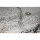 Gulf Shores 36 In. W. x 56 In. L. Rectangular Brown Steel Textured Glass Table Image 1