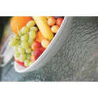 Gulf Shores 36 In. W. x 56 In. L. Rectangular Brown Steel Textured Glass Table Image 3