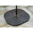 Outdoor Expressions 19 In. Offset Bronze Resin Umbrella Base Image 3