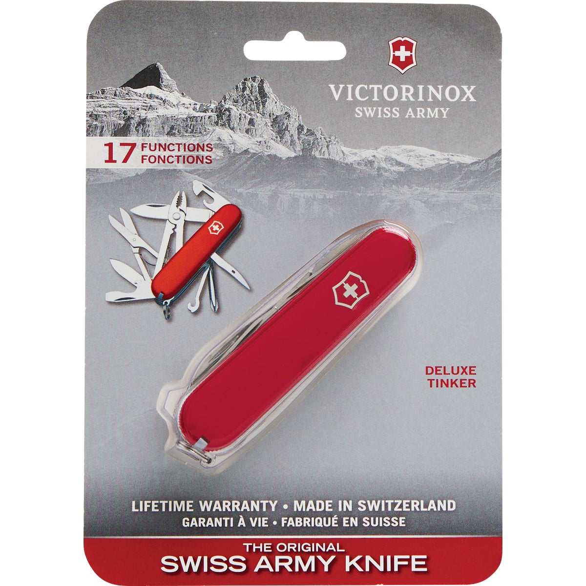 Victorinox Deluxe Tinker 17-Function 3-1/2 In. Red Swiss Army Knife Image 2